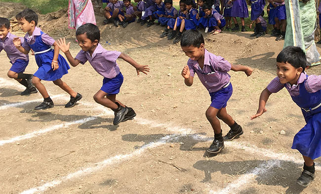 Sports Day at Mountain View School