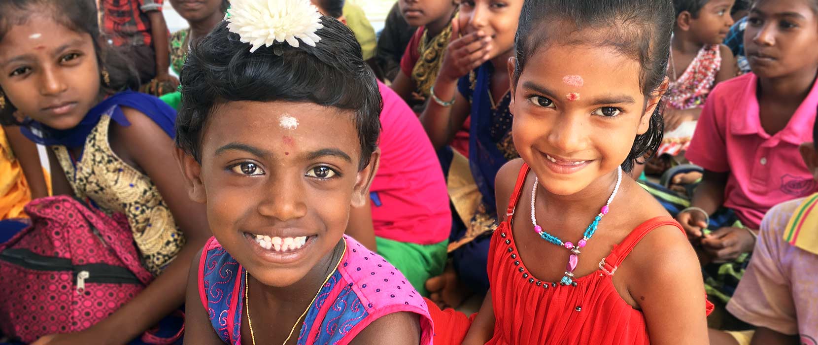 With children during summer camp